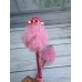 Caneta Lotso Esferográfica Pompom de Pelúcia - 22cm - Disney Original