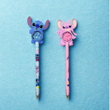 Caneta Esferográfica Face Stitch e Angel Disney - Molin