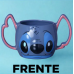 Caneca Stitch Formato 3D 450ml Alça Dupla Oficial Disney - Zona Criativa