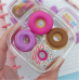 Borracha Marmitinha Fofa Mini Donuts 4Und Tilibra
