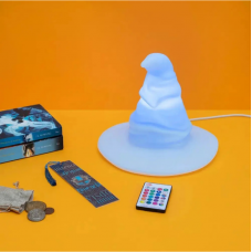 Luminária Abajur Chapéu Seletor Branco com RBG Harry Potter - Usare