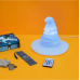 Luminária Abajur Chapéu Seletor Branco com RBG Harry Potter - Usare