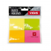 Bloco adesivo 38x51 100 folhas 4 cores Vighs